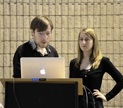 David et Amandine termine la présentation