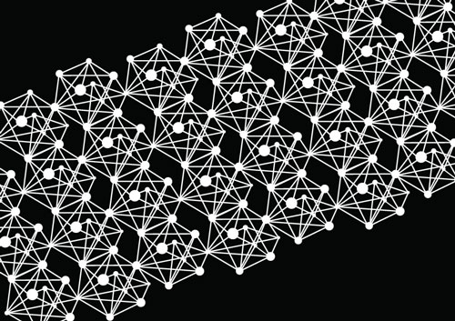 pattern fond noir